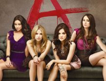 Female characters from serial Pretty Little Liars