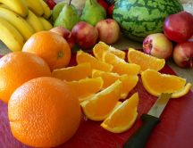 Healthy serving of vitamins - fruit salad