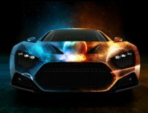 Fire and water - awesome design car