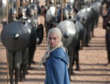 Daenerys Targaryen and the army - Game of Thrones