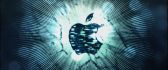 Apple create from lights - glitches - HD wallpaper