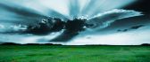 Sunshine penetrate the dark cloud - spring HD wallpaper