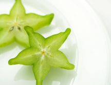 Carambola fruit - green star full of vitamins