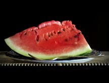 Delicious piece of watermelon - HD wallpaper