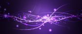 Beautiful digital art - purple lights
