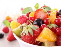 Mix fruits - a plate of vitamins