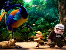 Animation movie - rainforest scene