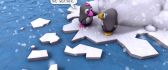 Two little funny penguins - HD wallpaper