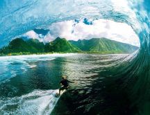 Surfing - beautiful summer sport