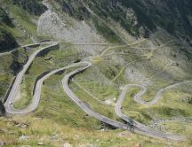 A winding road full of adventure - Transfaragasan Romania