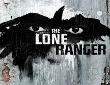 The lone ranger - poster drawing on the wall