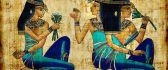 An ancient Egyptian papyrus drawing - HD wallpaper