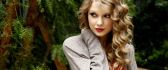 Taylor Swift in the woods - beautiful blonde singer