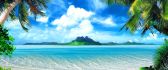 Beautiful tropical landscape - summer holiday