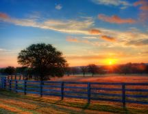 Beautiful sunrise - morning landscape
