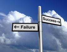 The path you choose in your life - success or failure