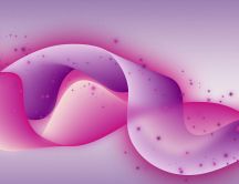 Beautiful pink waves - HD wallpaper
