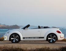 Beautiful small white car - Volkswagen