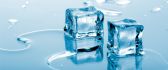 Pieces of ice melt instantly - HD wallpaper