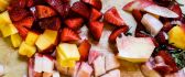 Pieces of fresh fruit - HD summer food