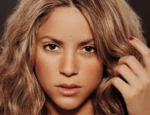 Famous blonde singer - beautiful Shakira