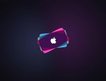 Colored apple screen protections - HD wallpaper