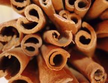 Cinnamon sticks - HD brown wallpaper