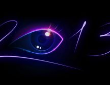 Beautiful eye - magic year 2013