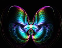 Abstract butterfly - digital art design