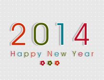 Flower power - Happy new year 2014