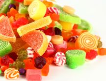 Lots of candies and jellies - sweet colour moments