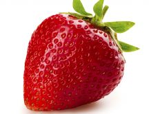 Big red strawberry - Macro HD wallpaper
