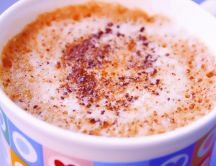 Hot chocolate with sweet foam