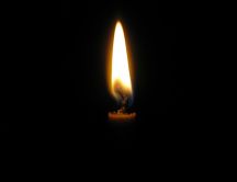Light in the dark - magic candle