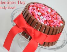 Candy and chocolate cake - With Love for you