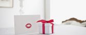 Love letter and delicious red lips - Happy Valentines Day