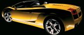 Wonderful yellow Lamborghini Gallardo Spyder Car