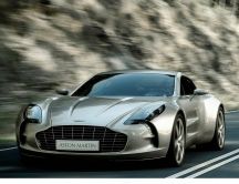 Aston Martin One 77 - Gray car on the road