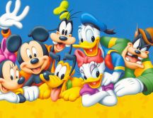 Characters from world of disney - Happy characters