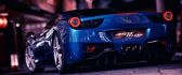 Ferrari 458 Italia - Blue car wallpaper