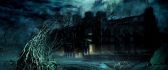 Abstract dark house - Fantasy wallpaper in the night