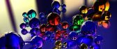 Abstract colorful molecule - Glass balls wallpaper