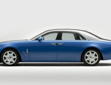 Blue Rolls Royce Art Deco Ghost Car