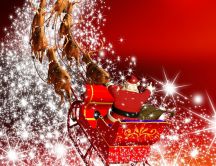 Santa's magical carriage - Christmas night