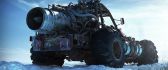Big monster car on the snow - HD winter wallpaper