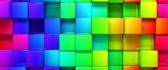 Funny and abstract color wall - Tetris game
