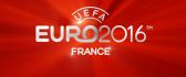 Red wallpaper with UEFA Euro 2016 France
