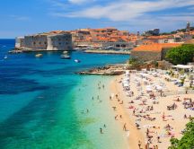 Old city from Croatia - Banje beach in Dubrovnik