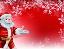 Hello from Santa Claus - Happy winter Holiday