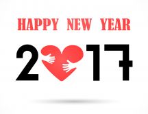 Happy New Year 2017 - Love and pure